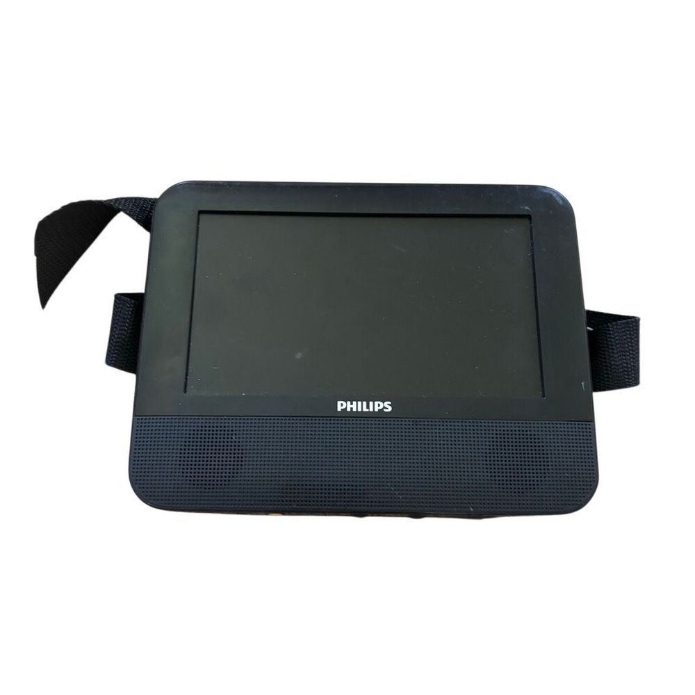 Philips PET7402/37 7" Portable LCD Slave Dual Screen Monitor Car - UNTESTED